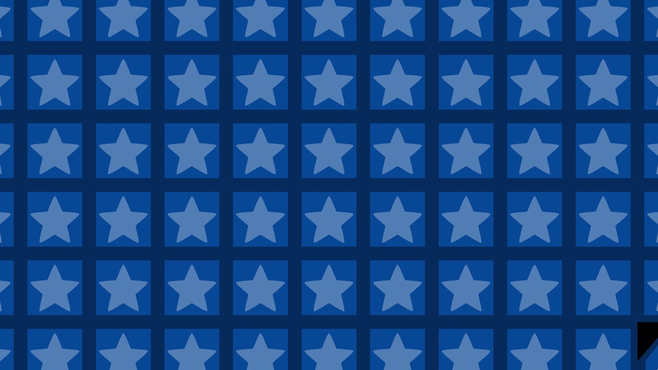 Blue Star Pattern