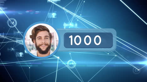 aumento del número de "me gusta" o "corazones"