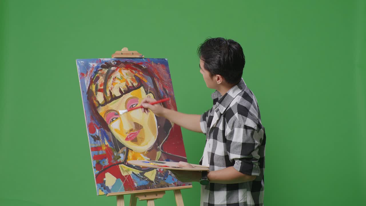 초상화를 그리는 예술가