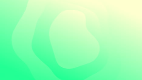 animación de banner de texto de venta flash sobre texturas líquidas formas contra un fondo de gradiente verde