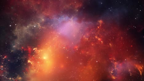 viajando a la nebulosa de estrellas