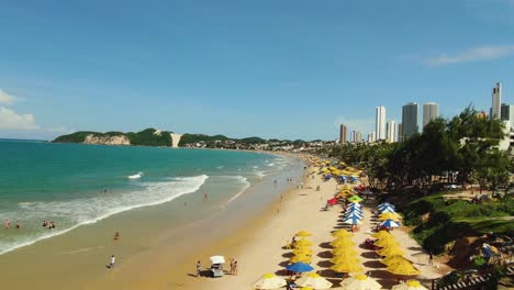 frente a la playa en brasil