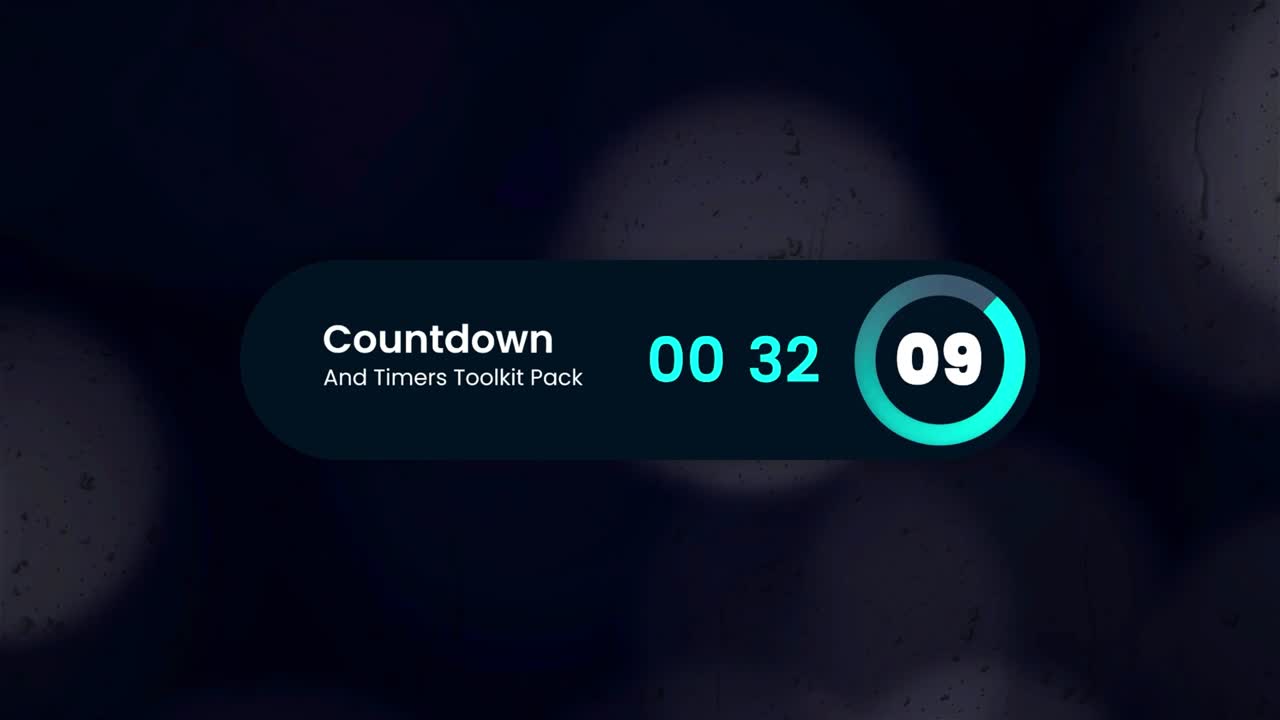 Countdown timers for events launches promotions and dynamic video intros