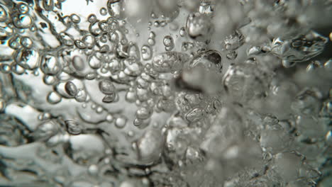 water bubbles close-up