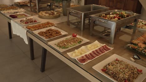 delicious buffet spread at a catering event