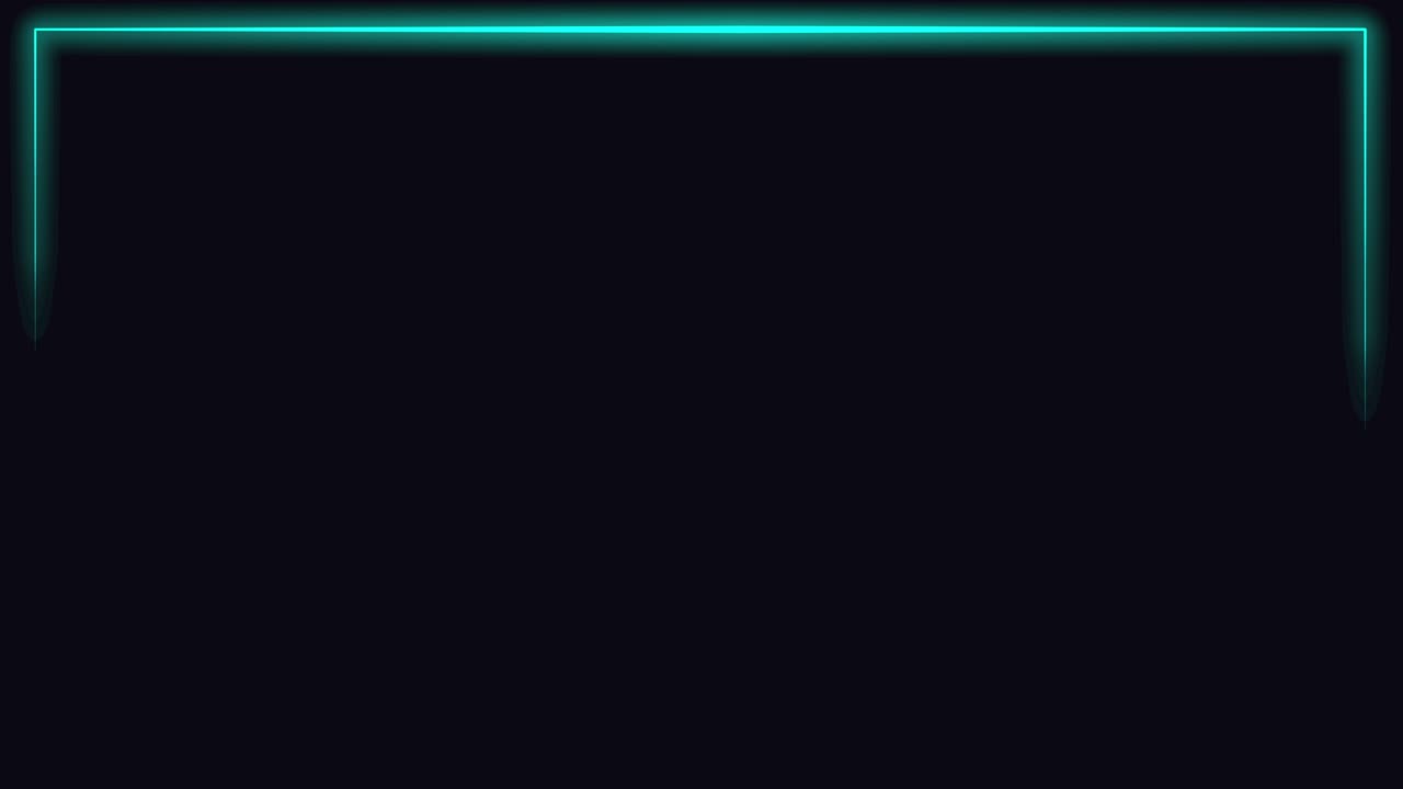 fondo sin costuras abstracto espectro de bucle de espectro azul púrpura animación luz fluorescente uv 4k línea de neón brillante modelo de caja de neón de fondo abstracto web.