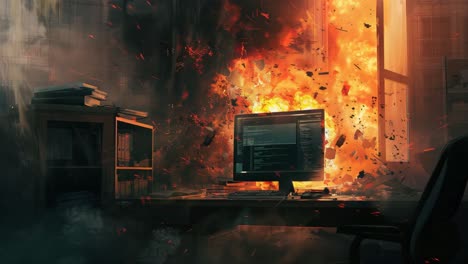 office explosion