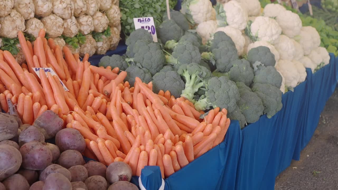 시장 의 상점 에서 신선 한 채소