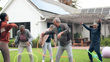 Hoop,-coach-or-old-people-in-fitness-training