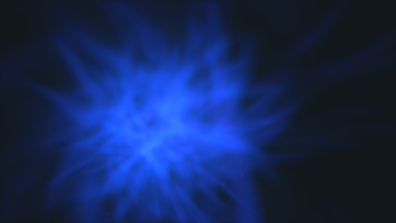 ondas de neón místicas y oscuras en el espacio negro