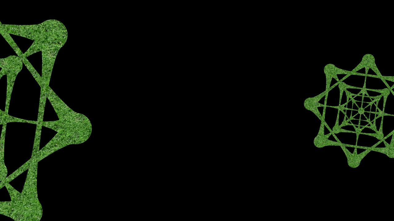 animación de video en un fondo negro mínimo en 4k, en formato de video 16:9