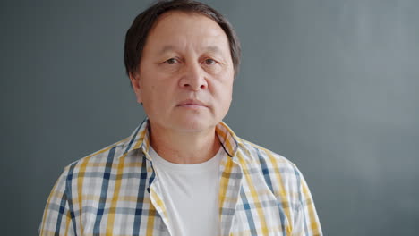 portrait of an asian man