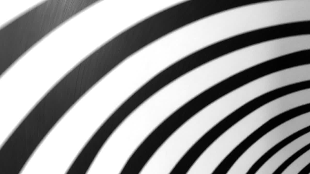 круг с черно-белой линией вращения гипноза