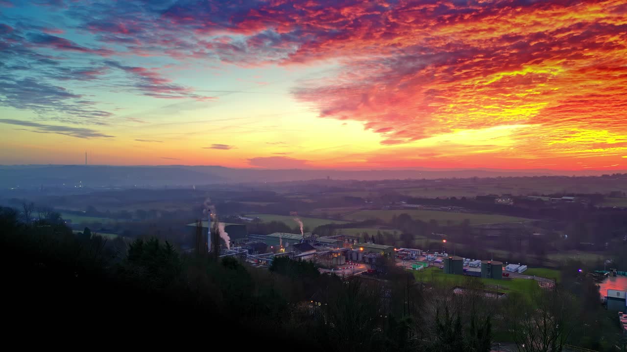 화학, 석유 및 가스 석유 화학 플랜트, 산업 공장