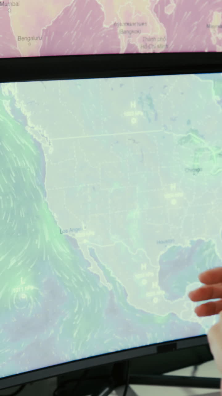 Weather Map of North America