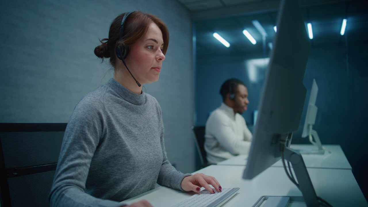 Customer Service Representatives at Work