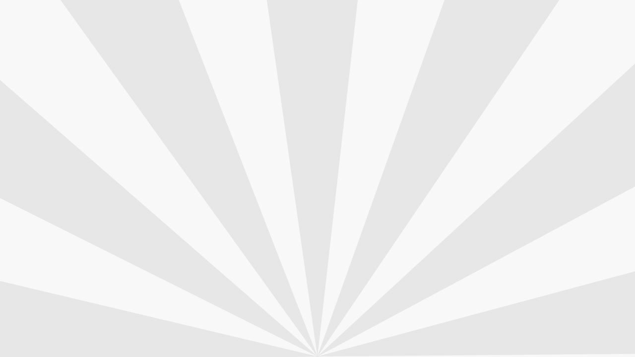 Animated White and Gray Sunburst Ray Pattern