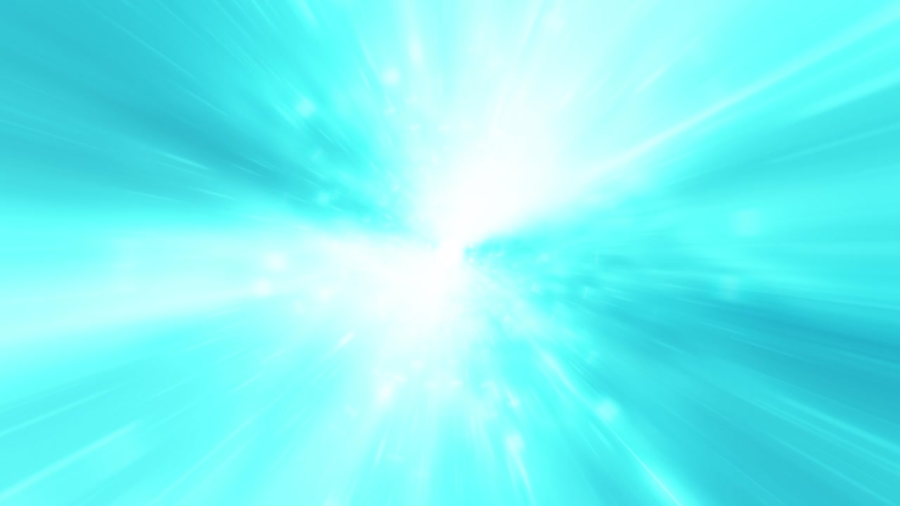 Abstract creative blue center optical flare light shine rays for technology and communication background. Speed of blue  light, neon glowing rays in motion.