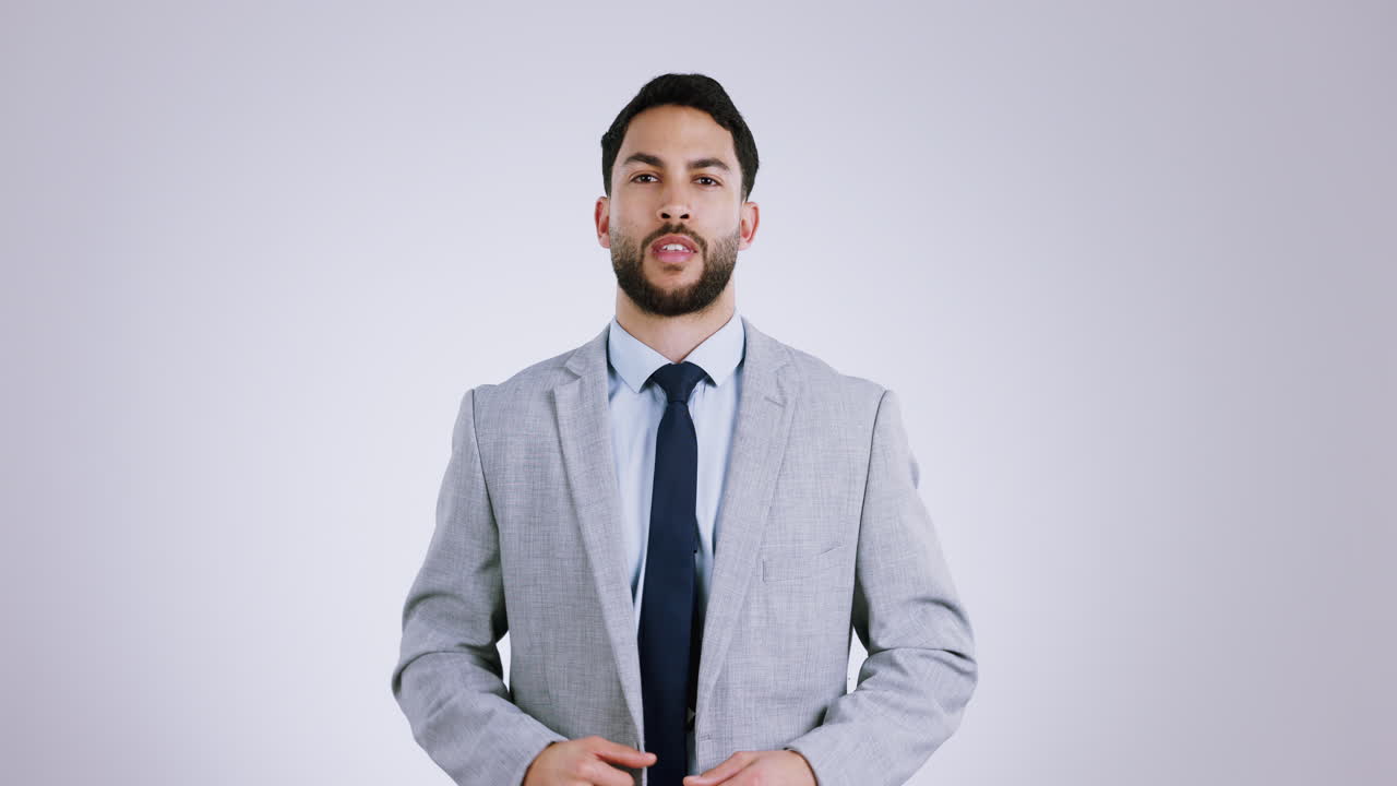 ganador, el puño de la bomba y la cara del hombre de negocios