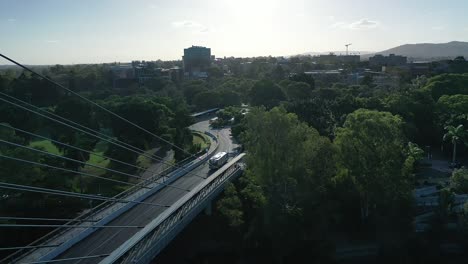 toma de dron del campus de la universidad de queensland uq