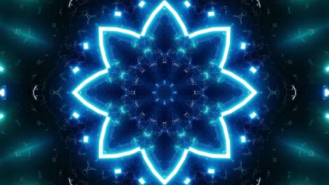 brillo de neón de color púrpura y azul forma geométrica de haz de luz símbolo de fondo