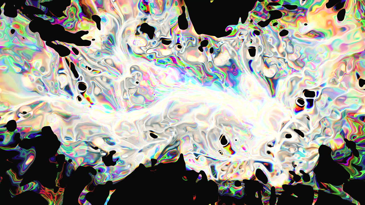 추상적인 사이키델릭 액체 예술