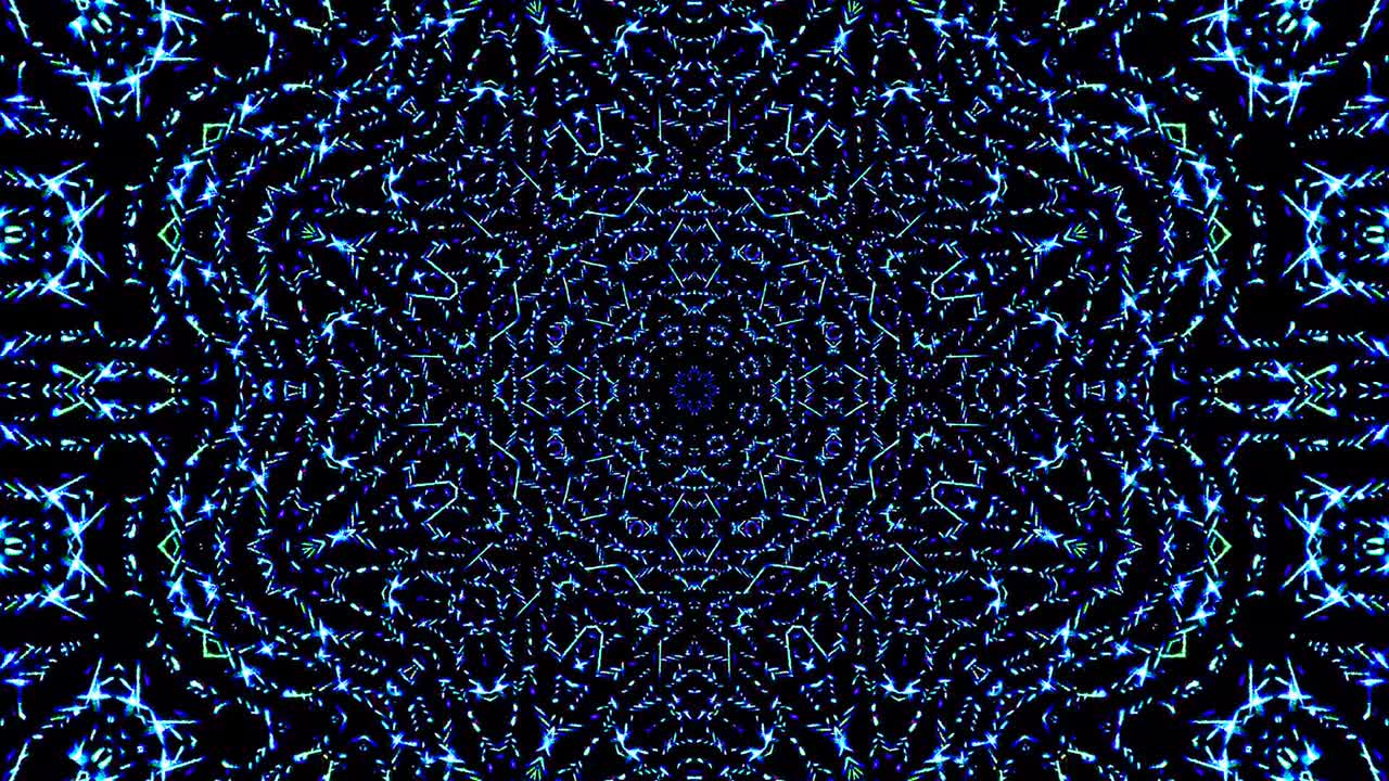 Bright abstract light governing full color, kaleidoscope