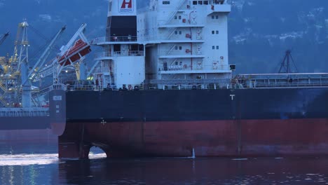 yangtze xing zhong carrier vessel arrives in the harbor static