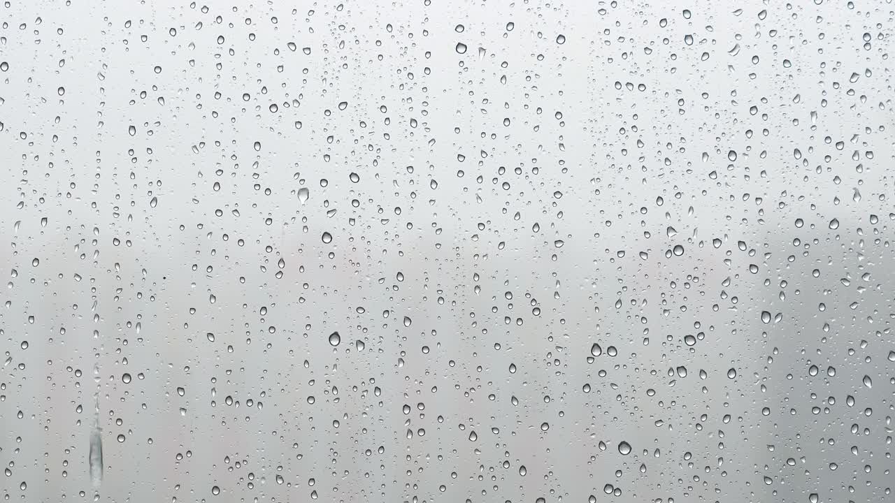 Gotas de lluvia en la ventana
