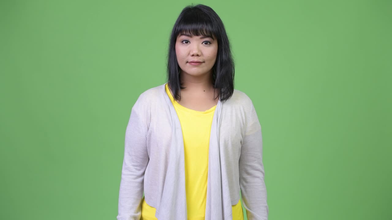 아름 다운 아시아 여자