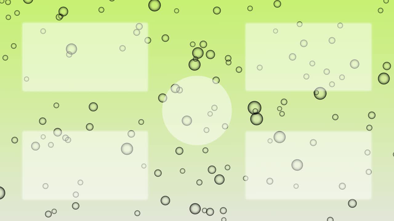 버블 시 엔드 카드 엔딩 스크린 모션 그래픽