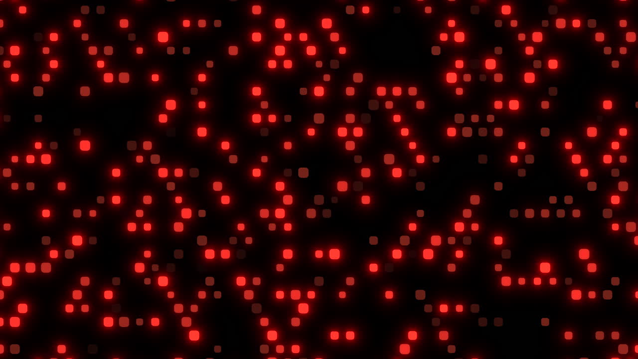 Mesmerizing grid of red dots on black background