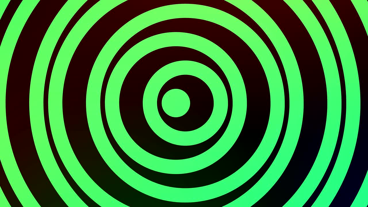 ventilador de tipo objeto circular de varios colores que gira en el sentido de las agujas del reloj, con el punto de anclaje posicionado en el centro y cubre todo el fondo.