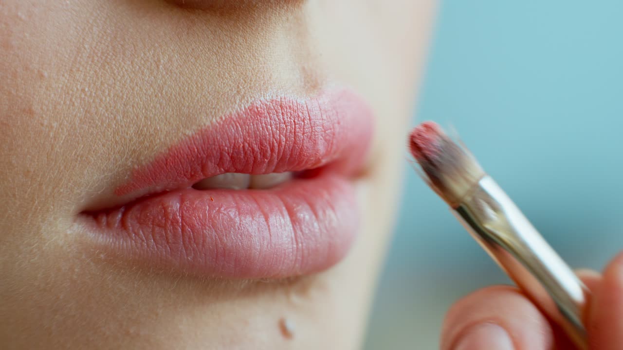 aplicación de lápiz labial