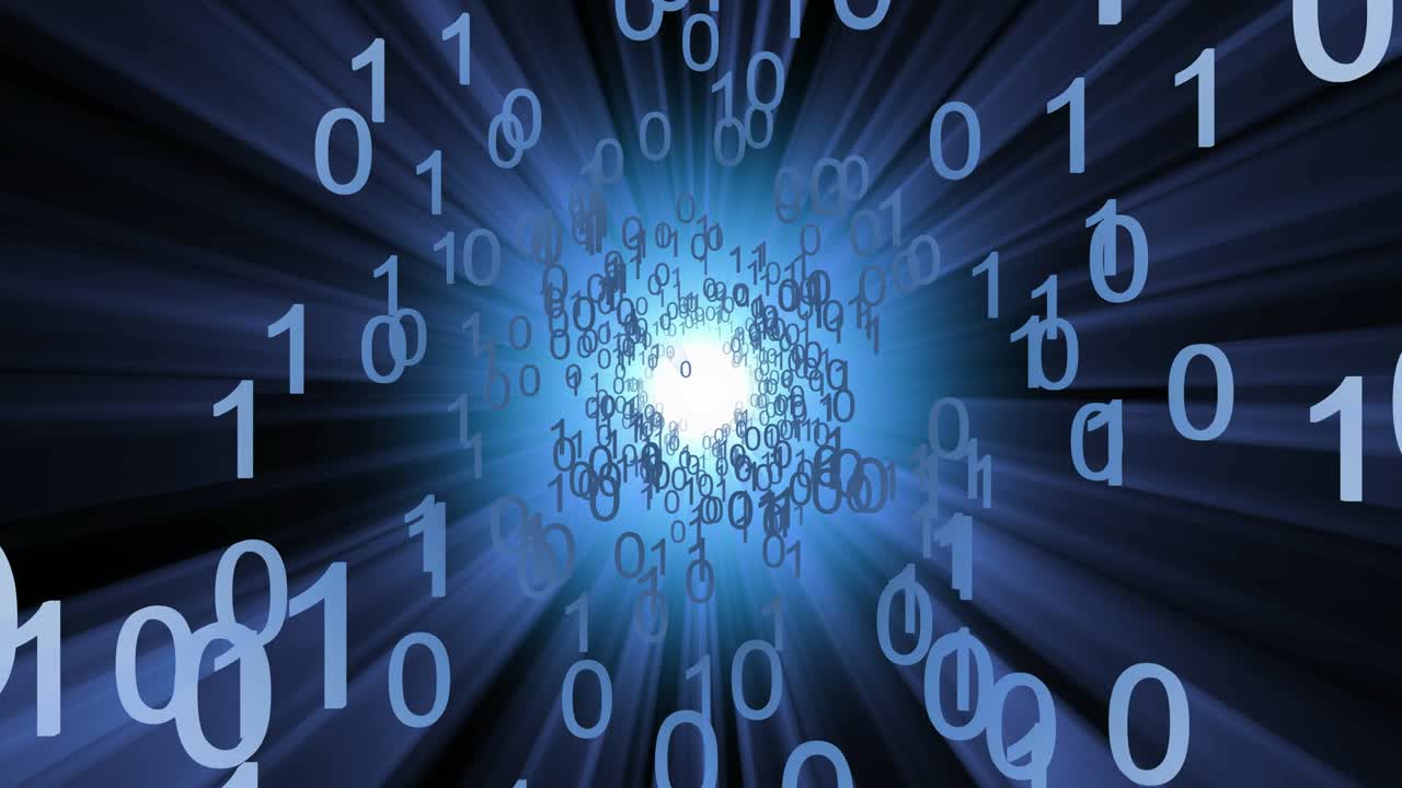 el bucle del túnel de datos binario.