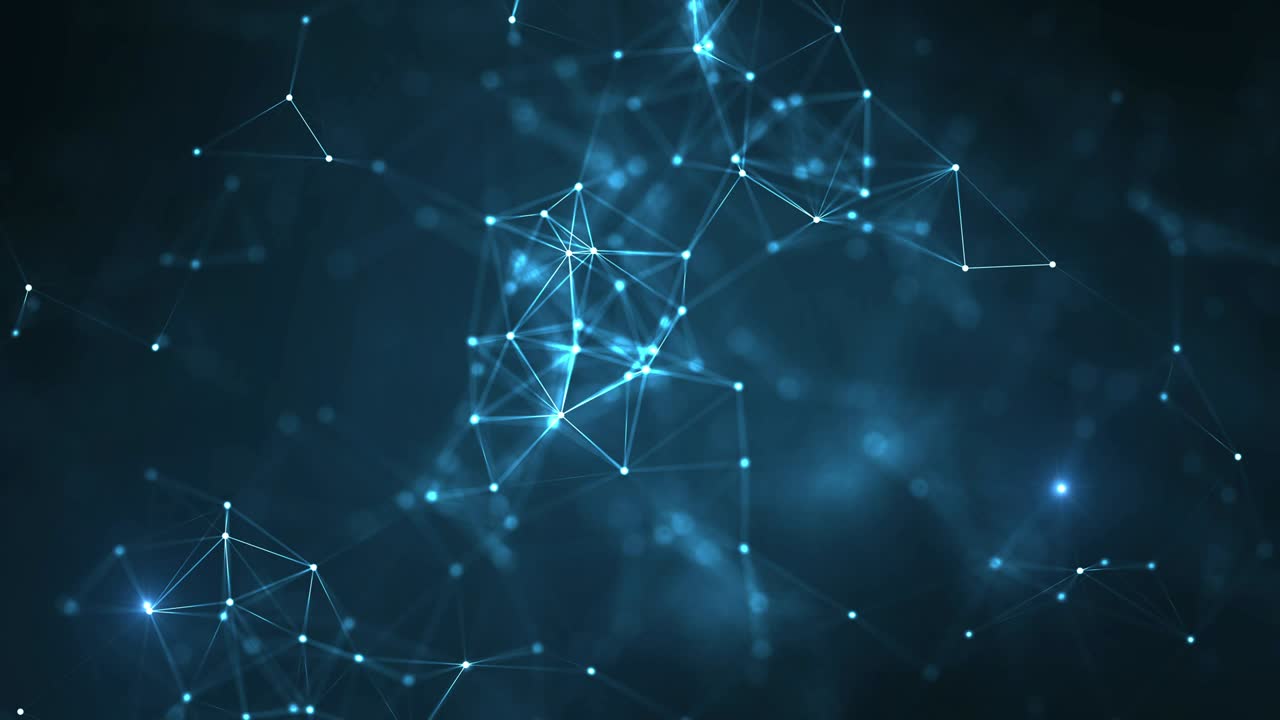 Technology Network Background.