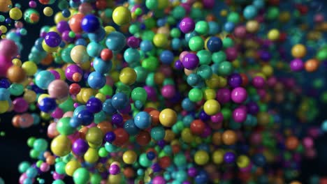 abstract colorful balls