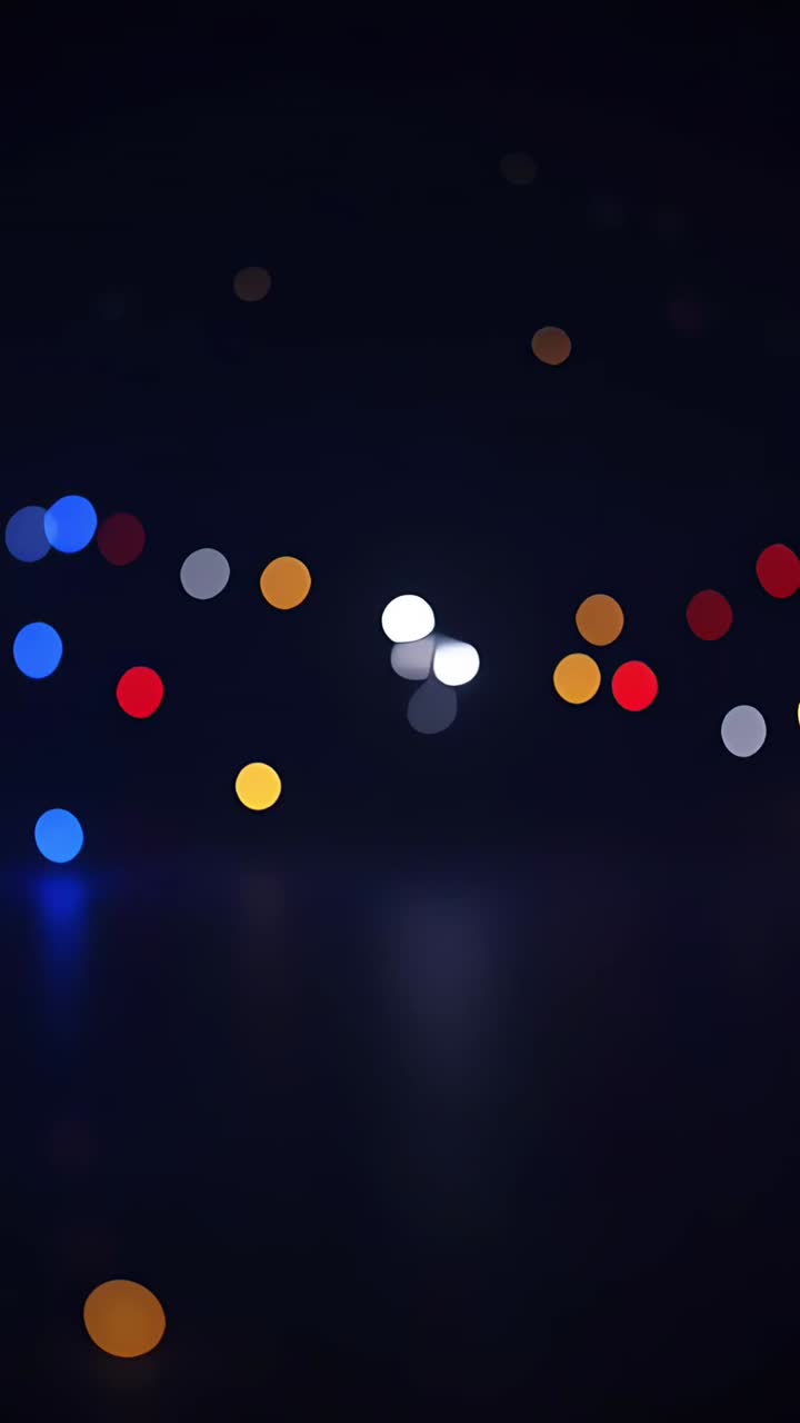Vertical Bokeh Light Background