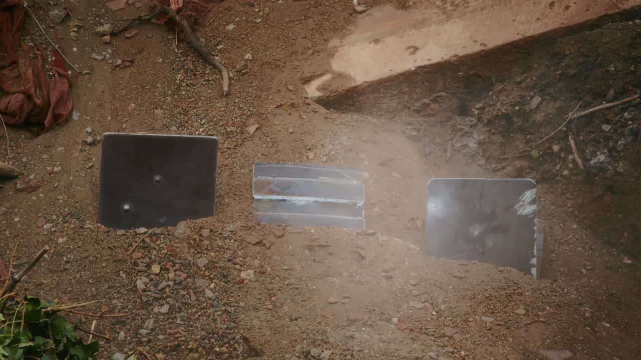 공장에서 아내고 집에서 만든 갑옷판, 강도 테스트, 갑옷판을 보호하기 위해 도자기 가게에서 만들어진 갑옷판