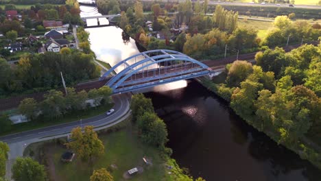 railway bridge over river