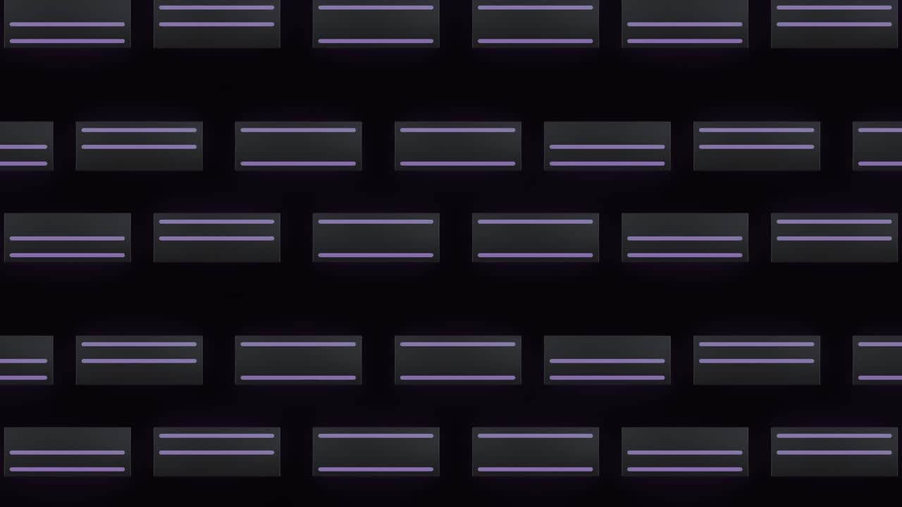 Purple Neon Light Pattern