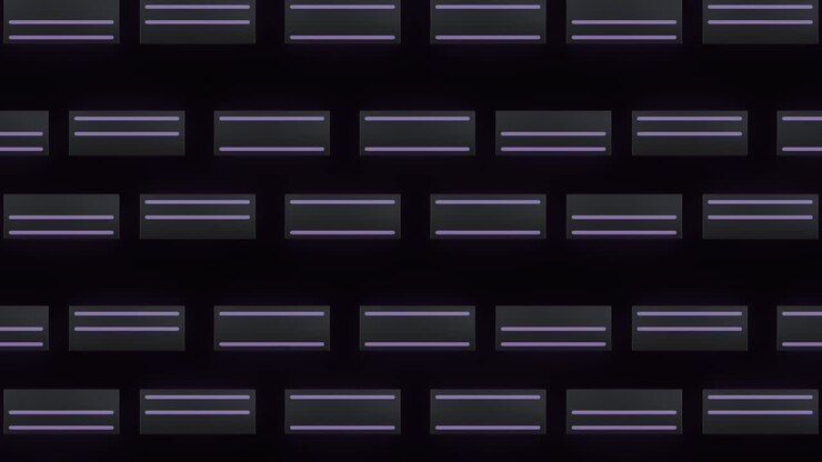 Purple Neon Light Pattern