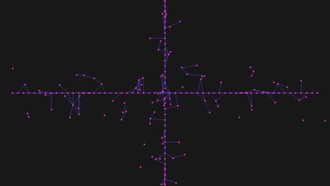 connected grid pattern points linked by lines