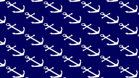 anchor isometric pattern animation, seamless looping
