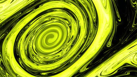 neon green flowing liquid waves abstract motion