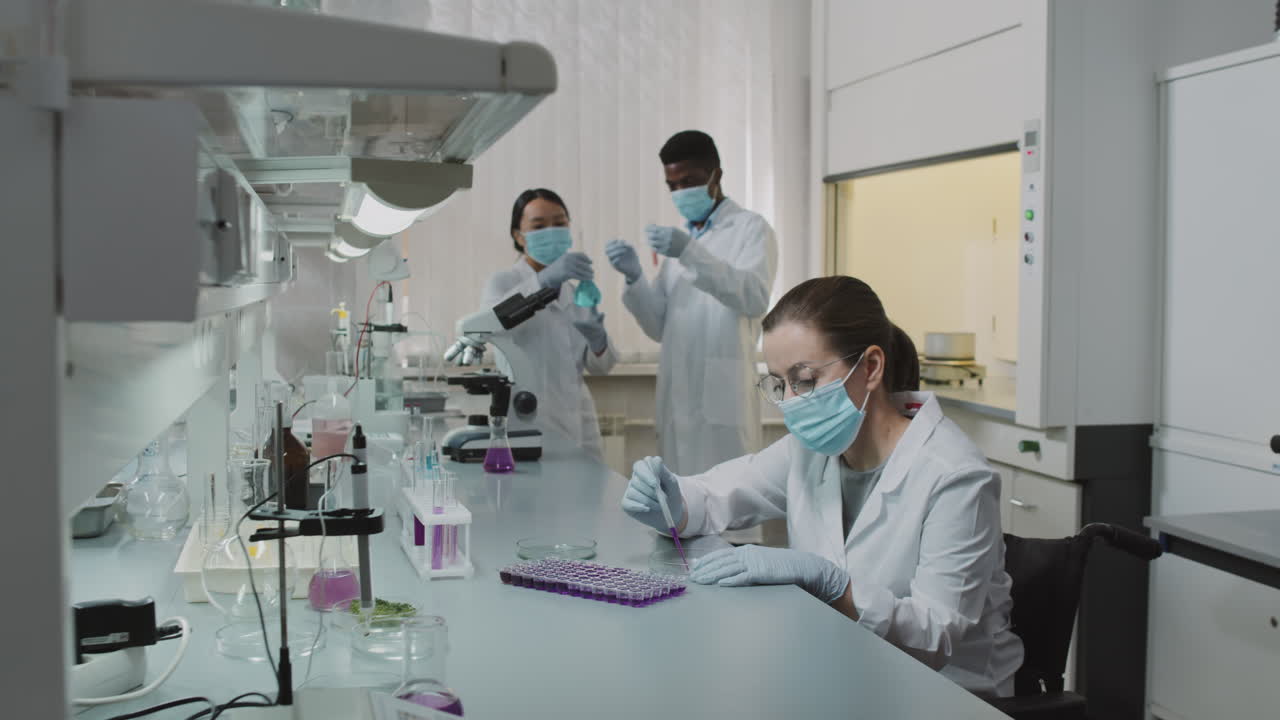 Team of Scientists in Lab