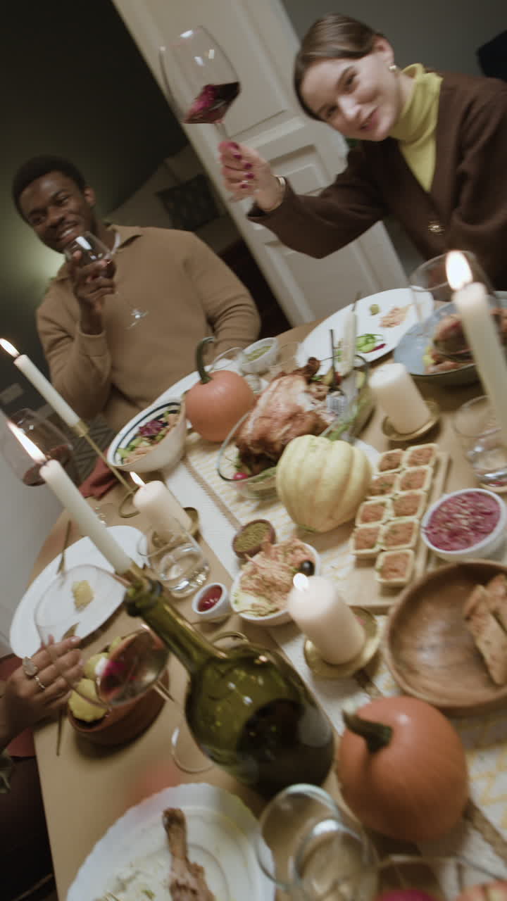 celebración de la cena de acción de gracias