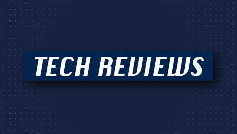 &quot;tech reviews&quot; 3d graphic