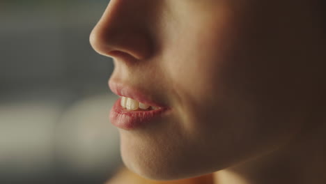 woman's face close-up