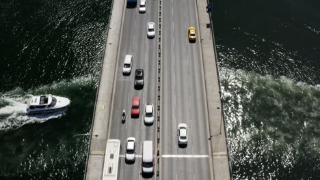 istanbul bosphorus and golden horn bridge aerial view 4